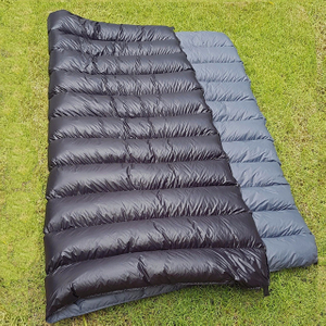 Nylon Waterproof Polyester Microfiber Filled Indoor/Outdoor Camping Blanket Camping Quilt